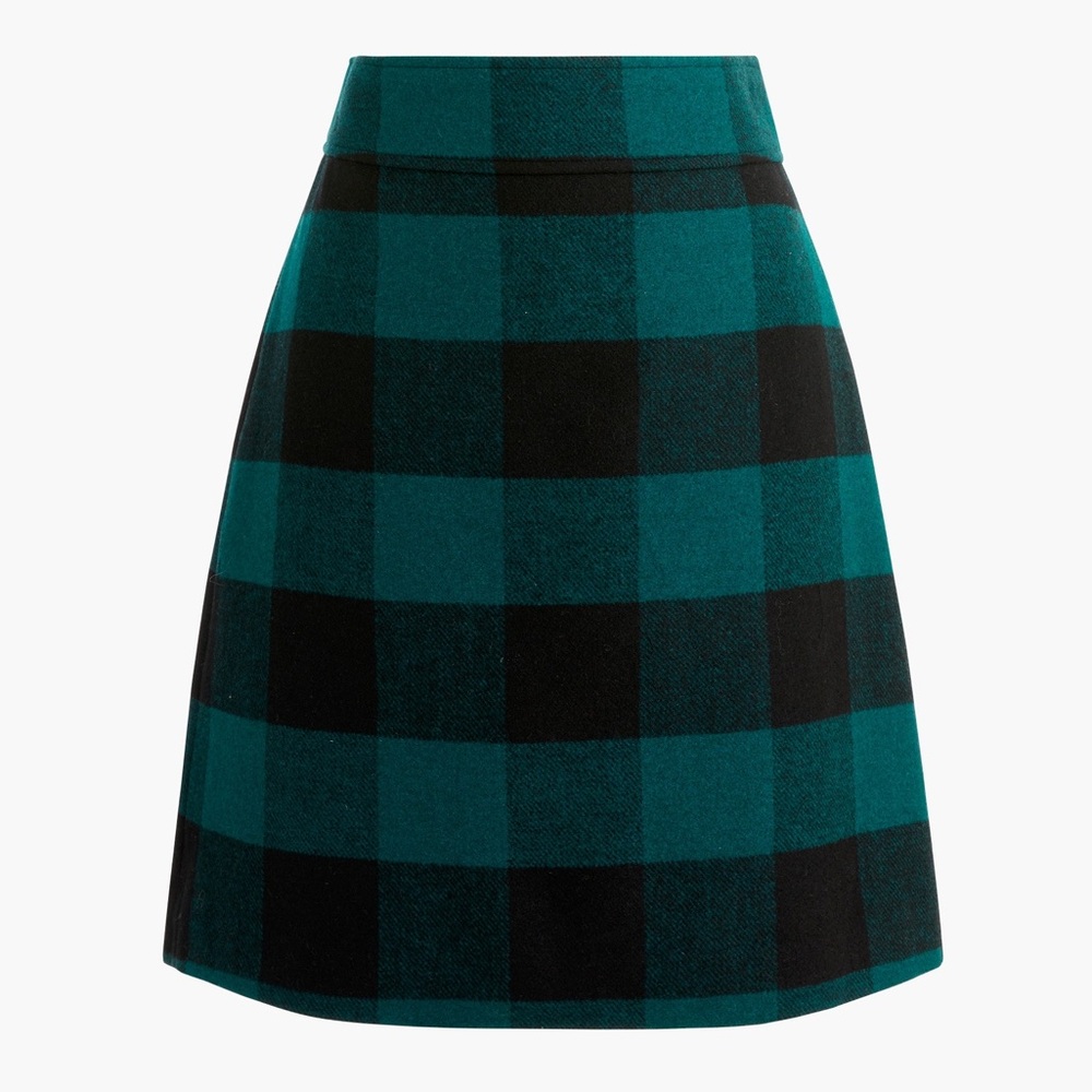 J.Crew Factory Wool-blend A-line mini skirt NWT Size 18